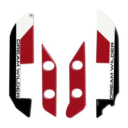 Pegatinas protección guardabarros 3D compatibles con Ducati DesertX Rally 2