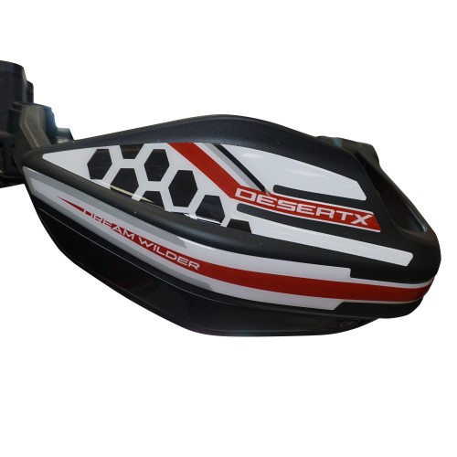 Motorcycle Handguard Protections 3D Gel Stickers compatible with Ducati Desertx Rally