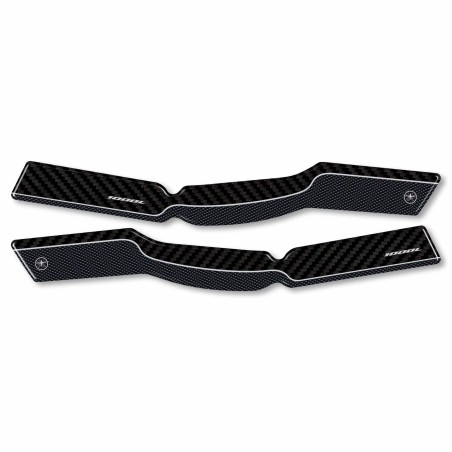 2 ADESIVI in RESINA GEL 3D per PARAMANI compatibili per MOTO HONDA AFRICA TWIN