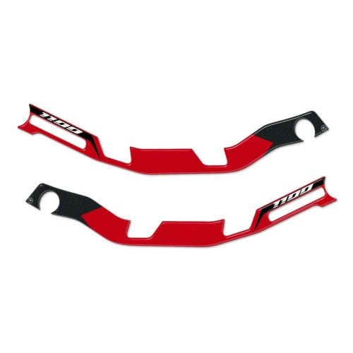 2 PEGATINAS de gel 3D para PARAMANOS DE MOTO compatibles con HONDA AFRICA TWIN 1100 L