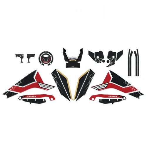 KIT completo PEGATINAS 3D para MOTO compatibles HONDA AFRICA TWIN ADVENTURE 1100 L