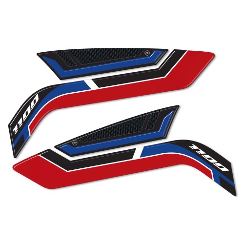 Adesivi 3D Protezioni serbatoio compatibili con moto Honda Africa Twin 1100 2022