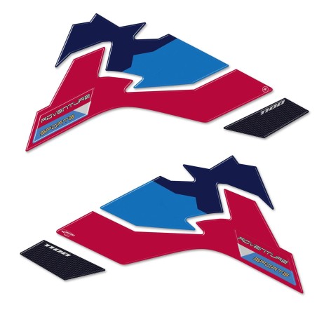 Adhesivos Protección Lateral Depósito compatibles con Honda Africa Twin ADV 2024