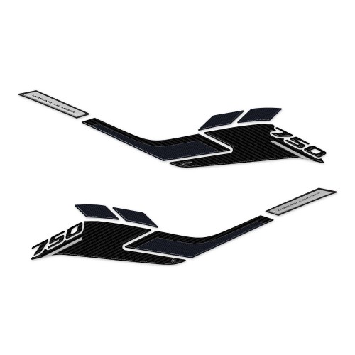 Adesivi 3D Protezioni Boomerang laterali compatibili con Honda Forza 750 2021-23