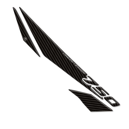 Pegatina de protección de silenciador 3D compatible con Honda Forza 750 2021-2023