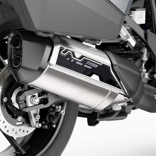 Adesivo in resina 3D Protezione Marmitta compatibile con Honda Nt1100 2022-2023