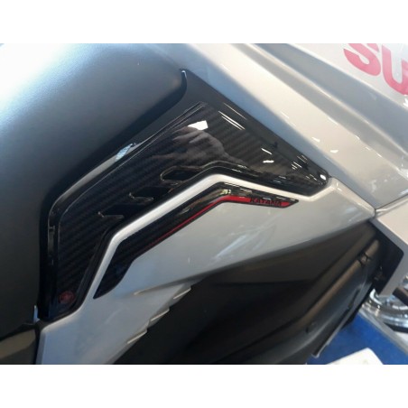 Adesivi Protezioni laterali moto compatibili con Suzuki Katana 2019-23 Rosso