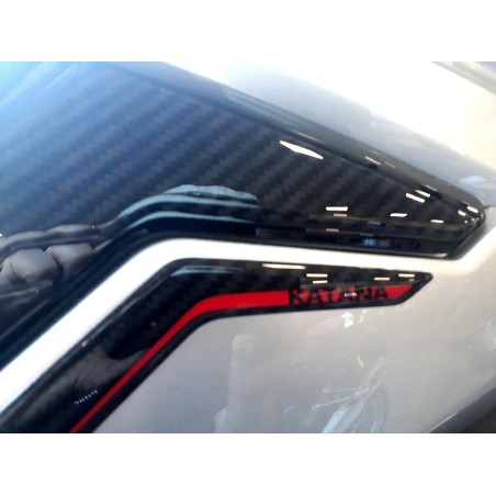 Stickers Motorcycle side protectors compatible with Suzuki Katana 2019-23 Red