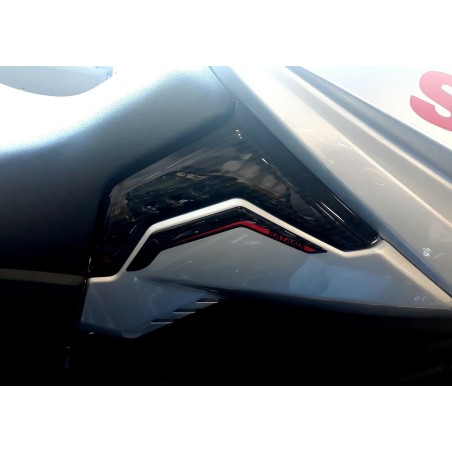 Adesivi Protezioni laterali moto compatibili con Suzuki Katana 2019-23 Rosso