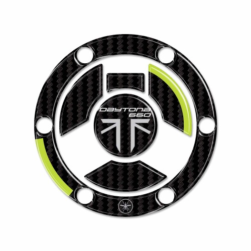 Pegatina 3D Tapa depósito moto compatible con Triumph Daytona 660 2024 2