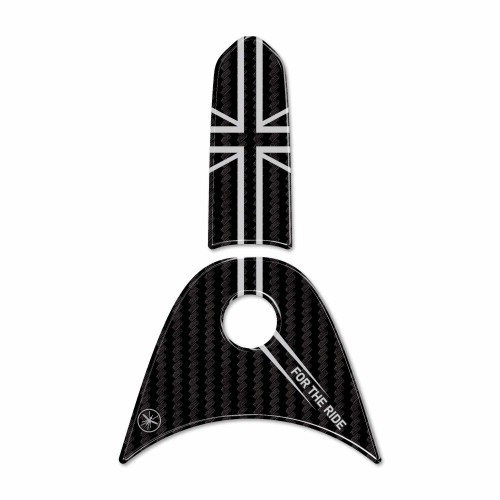 Protección adhesiva 3D para la parte superior del depósito compatible con Triumph Daytona 660 2024 2