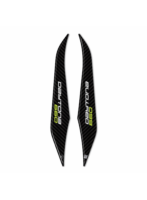 Pegatinas 3D protectores laterales moto compatible con Triumph Daytona 660 2024 2