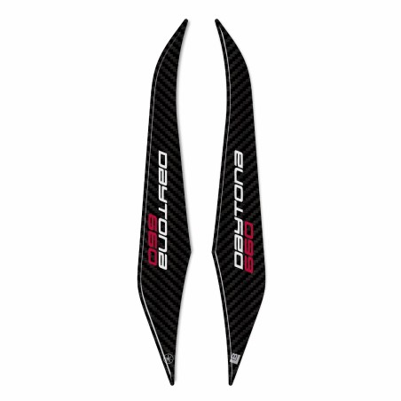Adesivi 3D protezioni Fianchetti moto compatibili con Triumph Daytona 660 2024