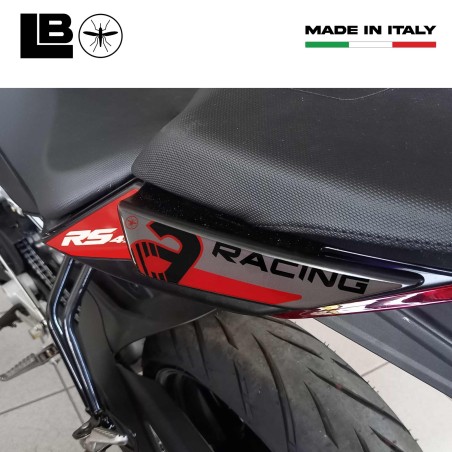 Adesivi Gel 3D protezioni Maniglie moto compatibili con Aprilia RS 457 2024