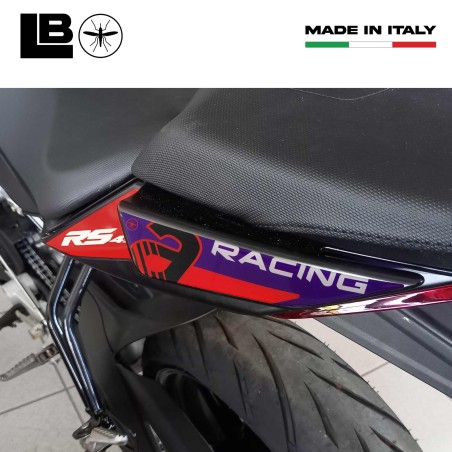Adesivi Gel 3D protezioni Maniglie moto compatibili con Aprilia RS 457 2024