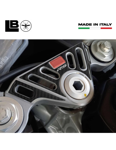 Adesivo 3D Piastra Forcella Sterzo moto compatibile con Aprilia RS 457 2024