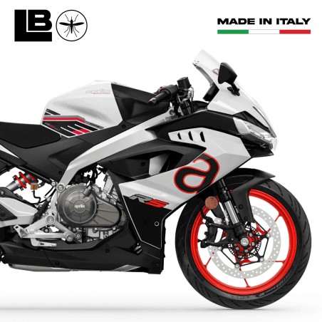 Adesivi 3D Protezioni Laterali Serbatoio compatibili con Aprilia RS 457 2024