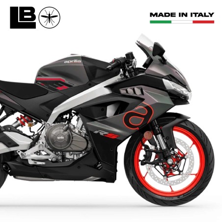 Adesivi 3D Protezioni Laterali Serbatoio compatibili con Aprilia RS 457 2024