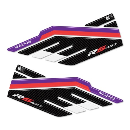 Adesivi 3D Protezioni Laterali Serbatoio compatibili con Aprilia RS 457 2024
