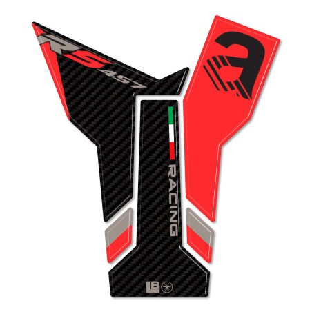 Paraserbatoio Adesivo 3D Protezione moto compatibile con Aprilia RS 457 2024