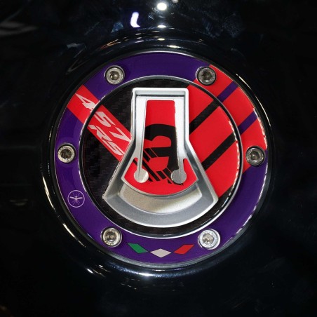 Pegatina 3D Proteccion tapa deposito moto compatible con Aprilia RS 457 2024