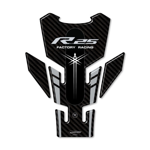 Adhesivo para depósito de resina 3D para motocicleta compatible con Yamaha YZF R25 2019-2023