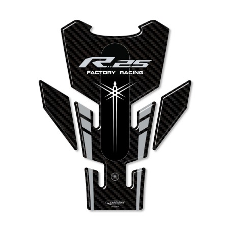 Adhesivo para depósito de resina 3D para motocicleta compatible con Yamaha YZF R25 2019-2023