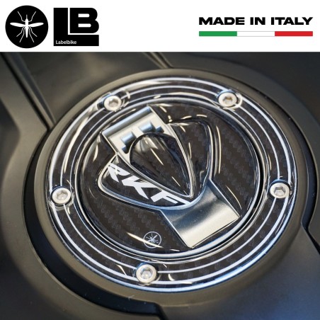 Adesivo 3D Protezione Tappo Serbatoio compatibile con Keeway RKF 125 2021-2024