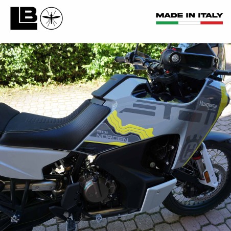 Kit de pegatinas 3D Protecciones de moto compatibles con Husqvarna Norden 901 2024