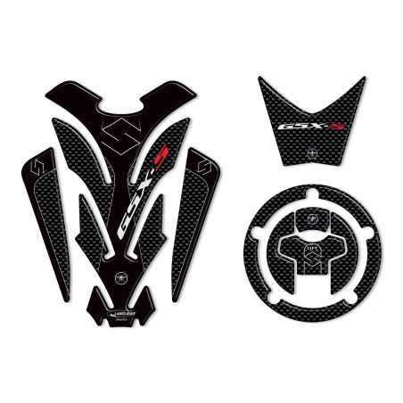 KIT ADESIVI PROTEZIONI MOTO 3D in resina compatibili per GSXS SUZUKI GSX-S 750
