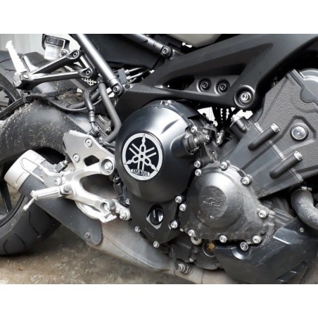 ADESIVO in RESINA 3D ARGENTO PROTEZIONE CARTER XSR900 VARIATORE YAMAHA XSR 900