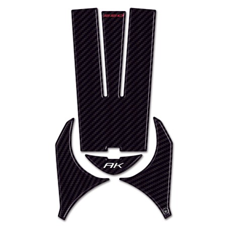 3D Resin Stickers Ignition Zone Compatible Scooter Kymco Ak 550 2017-2022