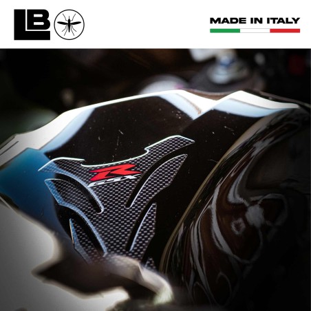 PARASERBATOIO ADESIVI 3D SUZUKI PROTEZIONE SERBATOIO per MOTO GSXR GSX-R Carbon