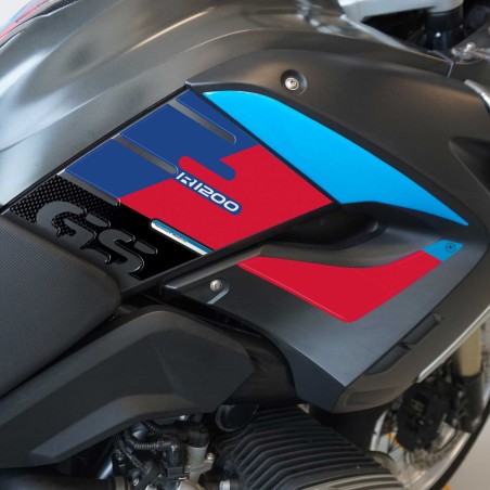 ADESIVI 3D PROTEZIONI LATERALI MOTO compatibili con BMW 1200 GS R1200 2008-2012