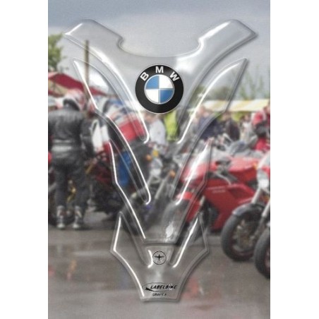 PARASERBATOIO ADESIVO 3D TRASPARENTE PROTEZIONE SERBATOIO Resinato per MOTO BMW