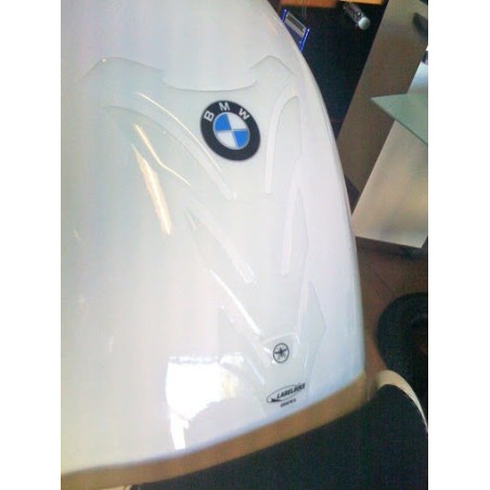 PARASERBATOIO ADESIVO 3D TRASPARENTE PROTEZIONE SERBATOIO Resinato per MOTO BMW
