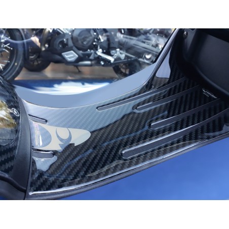 PEGATINA PROTECCIÓN ESTRIBERAS gel 3D compatible para Kymco XCITING S 400 2018-2023