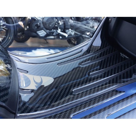 PEGATINA PROTECCIÓN ESTRIBERAS gel 3D compatible para Kymco XCITING S 400 2018-2023