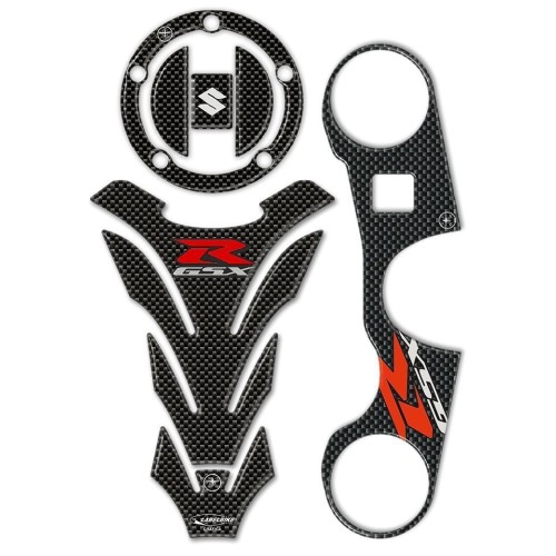 kit ADESIVI 3D PROTEZIONI compatibili per MOTO SUZUKI Gsx-r 600 e 750 2006-2016