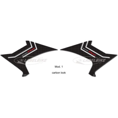 2 PEGATINAS DE GEL para protección de PIES DEL PASAJERO compatibles para YAMAHA TMAX 530 2017-2020