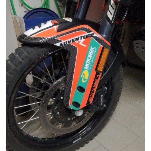 ADESIVI 3D PROTEZIONI LATERALI PARAFANGO compatibili per KTM 1090 ADVENTURE R