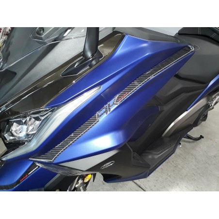 Kit de Adhesivos 3D Bandas Delanteras Compatible para Scooter Kymco Ak 550 2017-2022