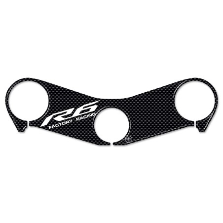 ADESIVO 3D compatibile per MOTO YAMAHA R6 PROTEZIONE PIASTRA FORCELLA 2017-2020