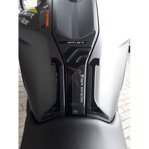 PEGATINA DEPÓSITO en RESINA gel 3D compatible para MOTO YAMAHA MT-07 2018-2020