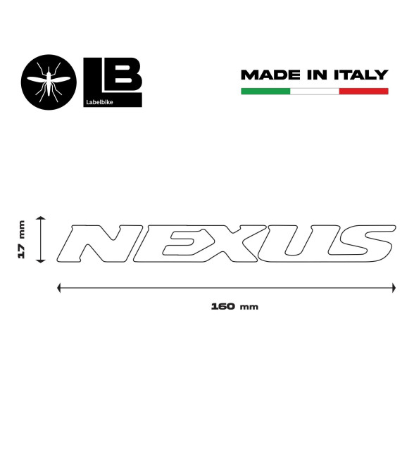 2 KLEBEAUFKLEBER aus 3D-HARZ WRITTEN NEXUS, kompatibel für GILERA SCOOTER