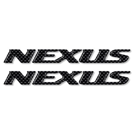 2 PEGATINAS ADHESIVAS en ESCRITURA DE RESINA 3D NEXUS compatibles para GILERA SCOOTER