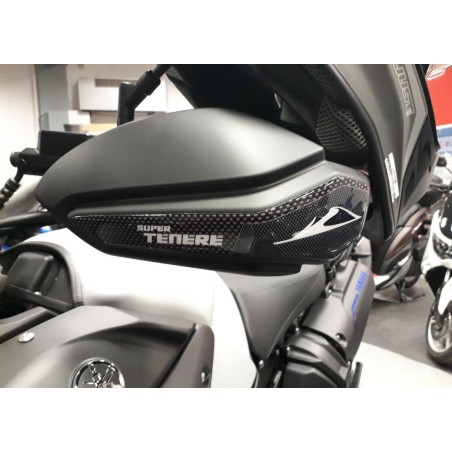 2 ADESIVI in RESINA GEL 3D per PARAMANI compatibili per MOTO Yamaha SUPER TENERE