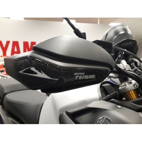 2 ADESIVI in RESINA GEL 3D per PARAMANI compatibili per MOTO Yamaha SUPER TENERE