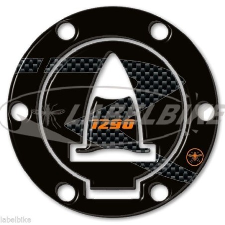 3D RESIN TANK CAP STICKER compatible with KTM 1290 SUPER DUKE R MOTORCYCLE
