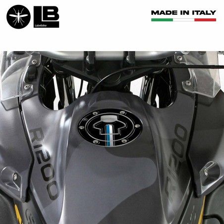 FILLER CAP PROTECTION ADHESIVE 3D BLACK gel compatible motos BMW hasta 2006